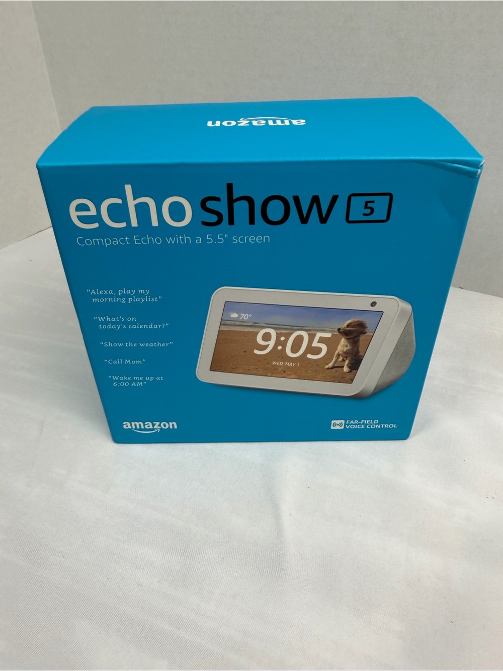 Amazon Echo Show 5, Smart Display with Alexa white FACTORY SEALED